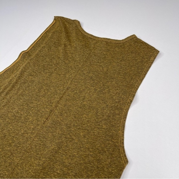 good hYOUman Tank Top Yellow Grey Stretchy Comfy Summer Beach Vacation Athletic - Picture 6 of 11
